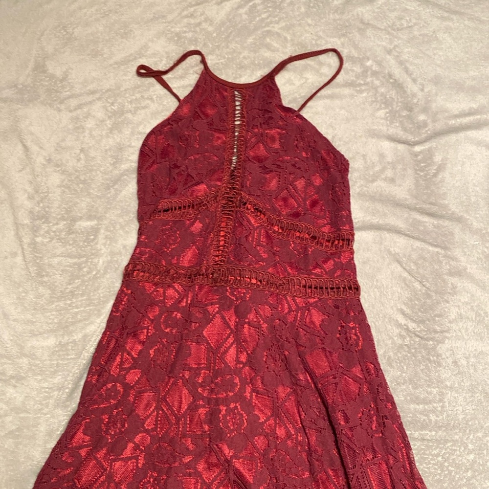 Maroon dress